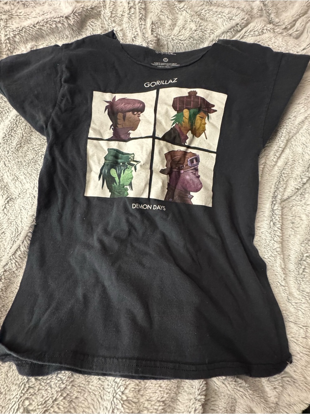Gorillaz Demon Days Black Graphic Tee - Women's Short Sleeve